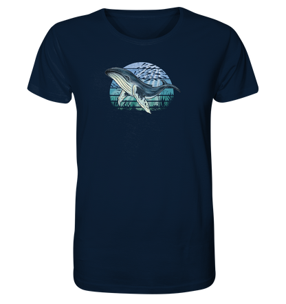 Retro Unterwasser Buckelwal - Organic Shirt
