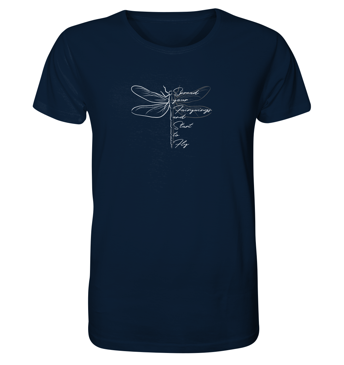Breite die Flügel aus und flieg los | Libelle - Organic Shirt