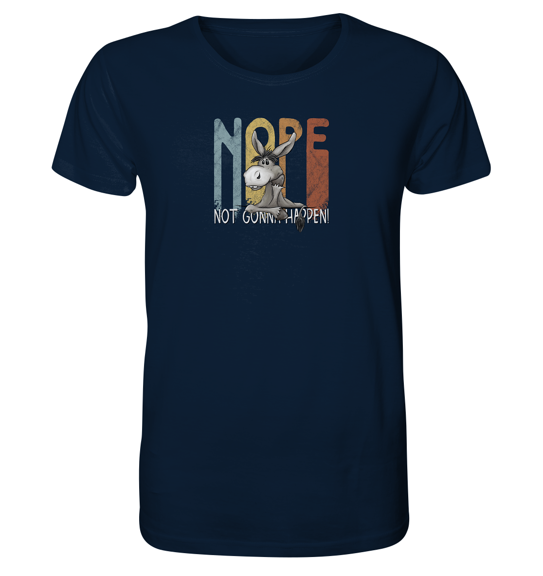 Nope | bockiger Esel - Organic Shirt