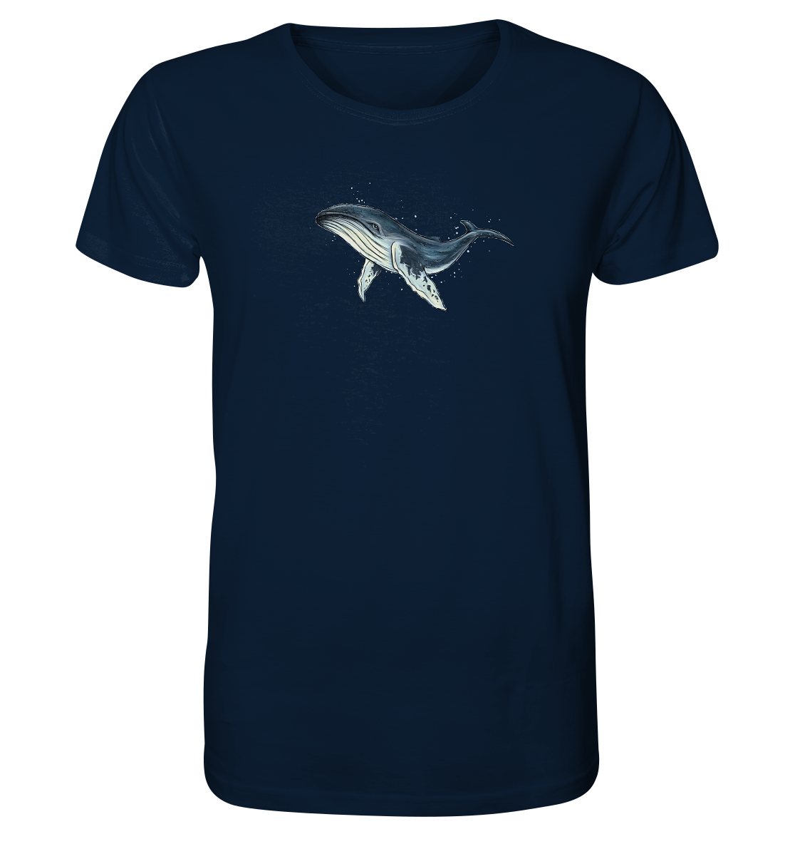 Tiefsee Ozean-Riese Buckelwal - Organic Shirt