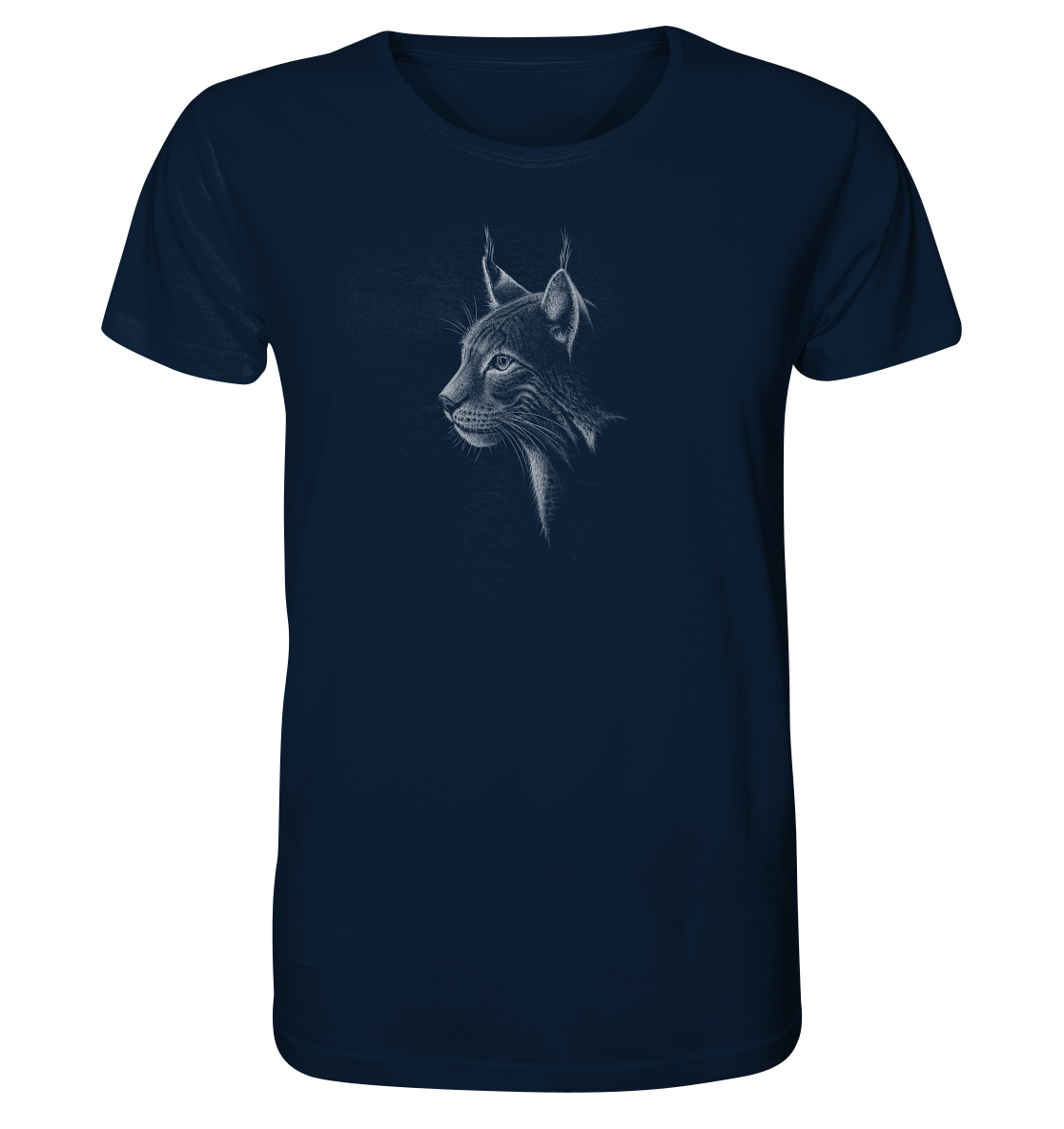 Luchs Kritzelkunst Wildkatze Illustration - Organic Shirt