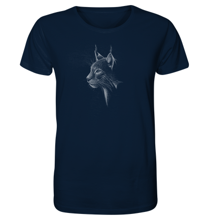 Luchs Kritzelkunst Wildkatze Illustration - Organic Shirt