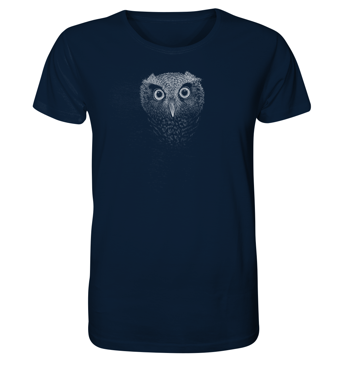 Eule Kritzelkunst Illustration - Organic Shirt