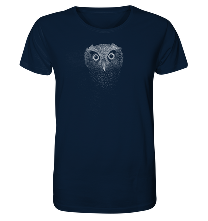 Eule Kritzelkunst Illustration - Organic Shirt