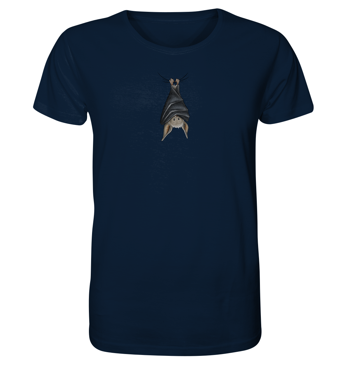 Lustig chillende Fledermaus - Organic Shirt