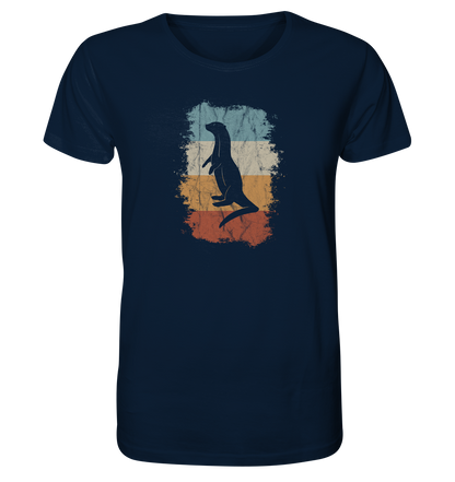 Retro Otter Fischotter Silhouette - Organic Shirt