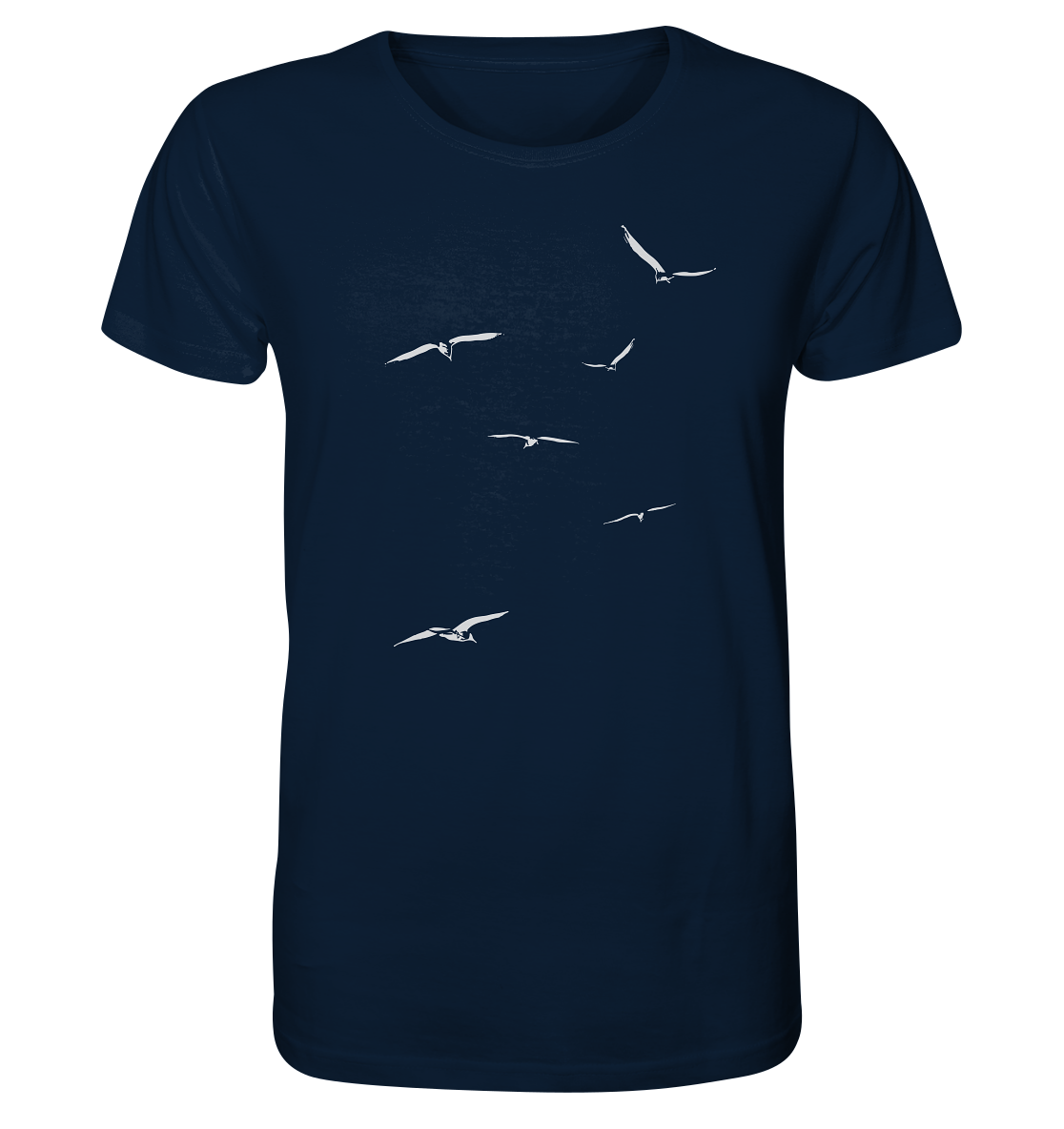 Vogelschwarm – Traum vom Fliegen - Organic Shirt