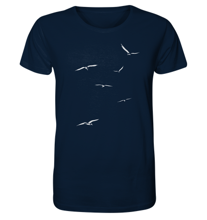 Vogelschwarm – Traum vom Fliegen - Organic Shirt