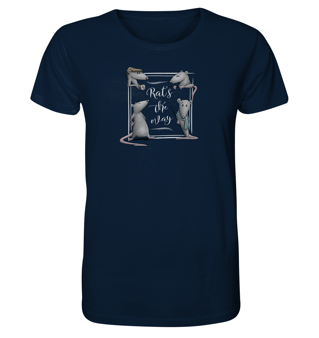 Rat’s The Way Kaffeehaus Ratten - Organic Shirt