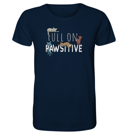 Full On Pawsitive! Gechillte Katzen - Organic Shirt
