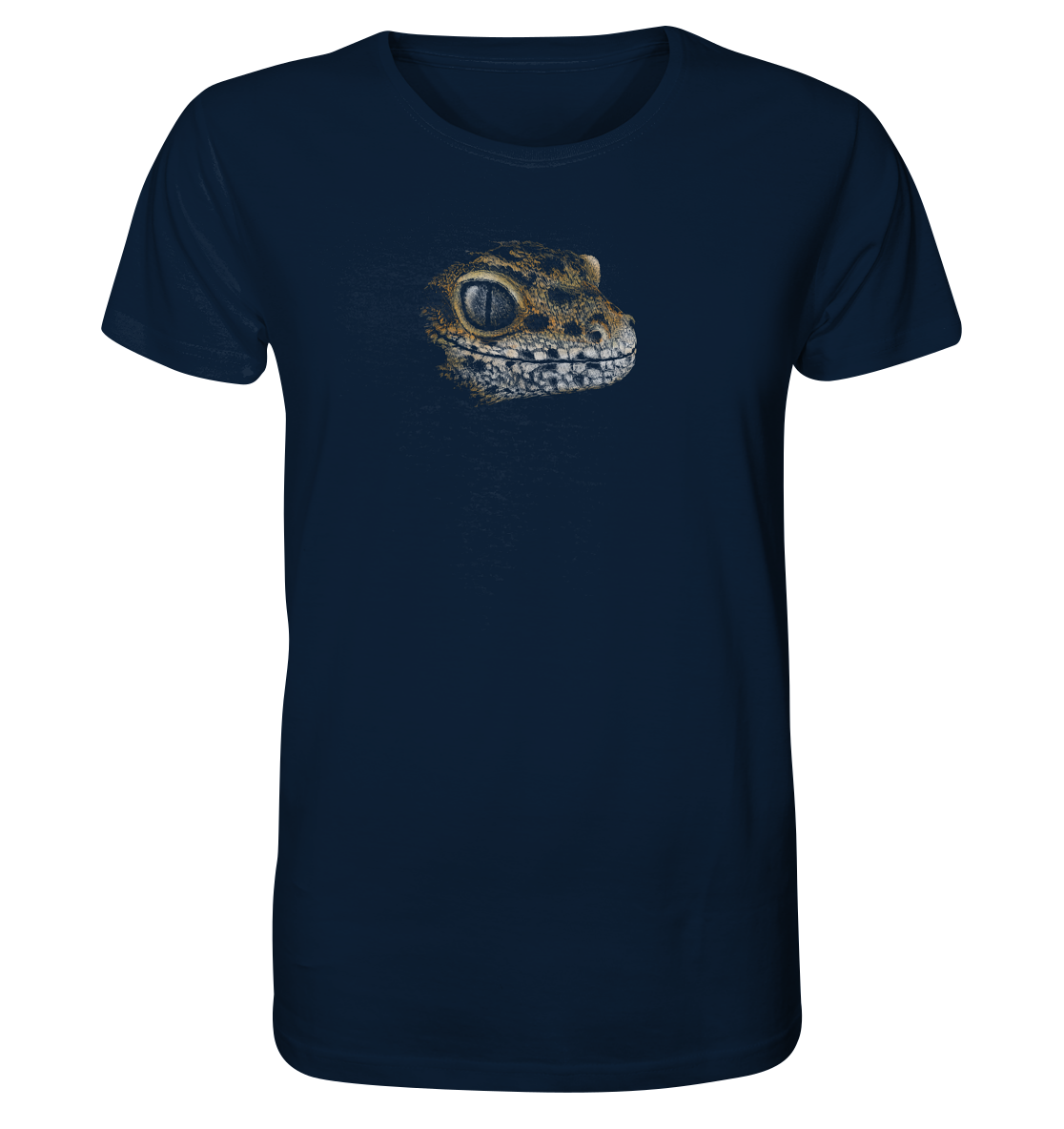 Leopard Gecko Skizze Kritzelkunst - Organic Shirt