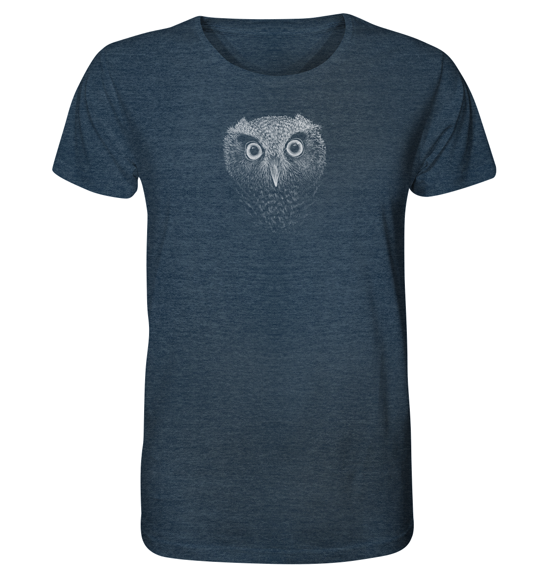 Eule Kritzelkunst Illustration - Organic Shirt