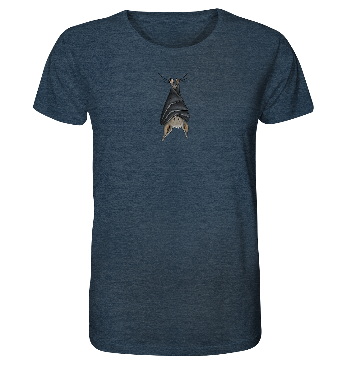 Lustig chillende Fledermaus - Organic Shirt