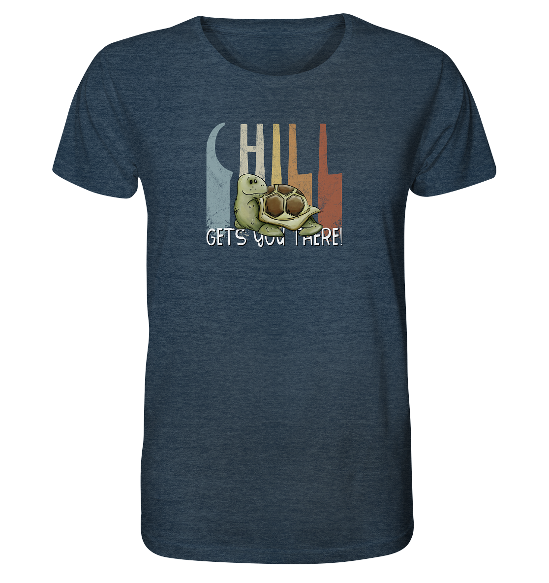 Gechillt gemütliche Schildkröte - Organic Shirt