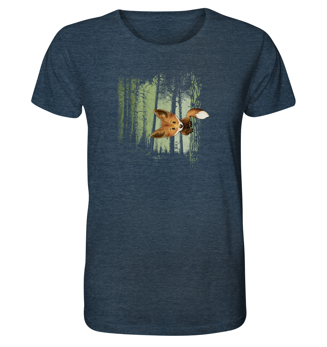 Fuchs im Zwielicht-Wald - Organic Shirt