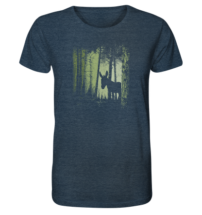 Esel im Zwielicht-Wald - Organic Shirt