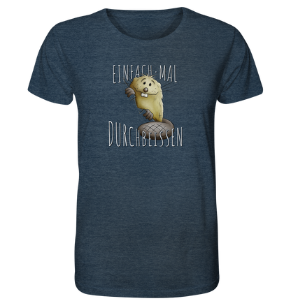 Einfach mal Durchbeissen Biber - Organic Shirt