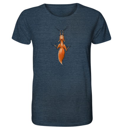Rotes Eichhörnchen hängt ab - Organic Shirt