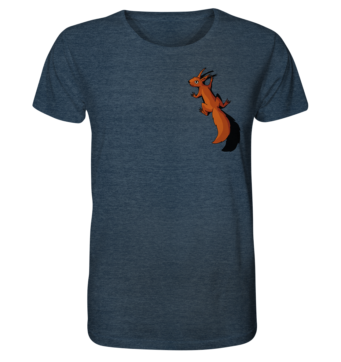Süßes Eichhörnchen klettert - Organic Shirt
