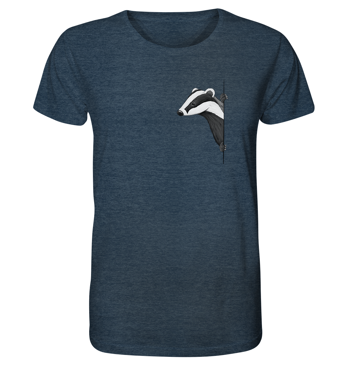 Lässiger Dachs Meister Grimbart - Organic Shirt