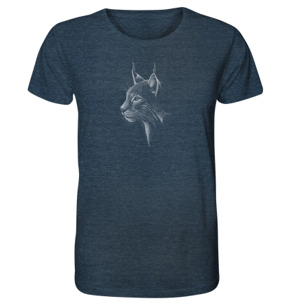 Luchs Kritzelkunst Wildkatze Illustration - Organic Shirt