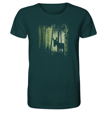 Esel im Zwielicht-Wald - Organic Shirt