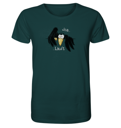 Joa Läuft Krähe gechillter Rabe - Organic Shirt