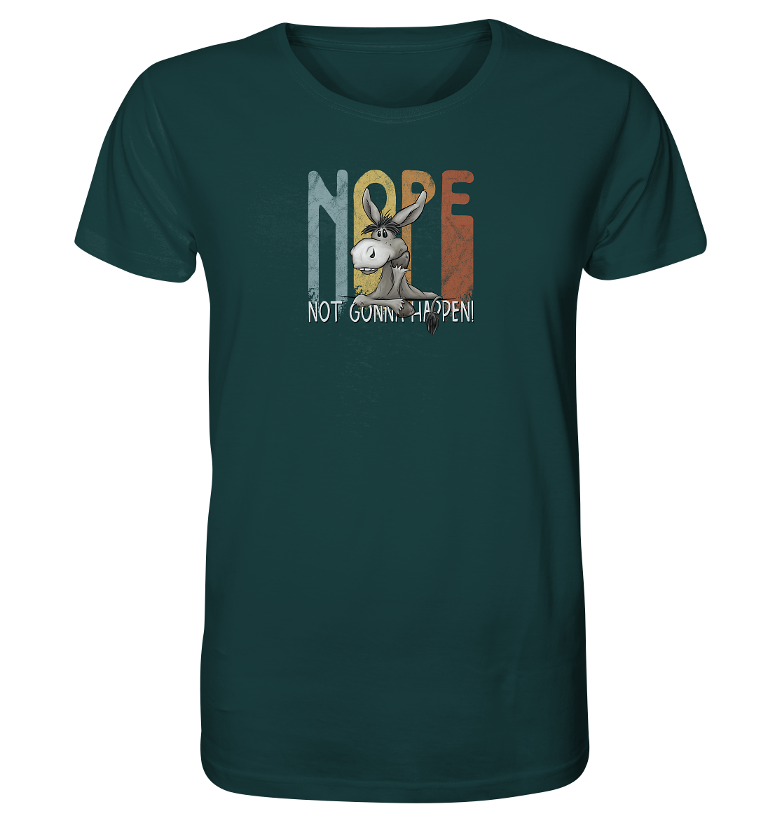 Nope | bockiger Esel - Organic Shirt