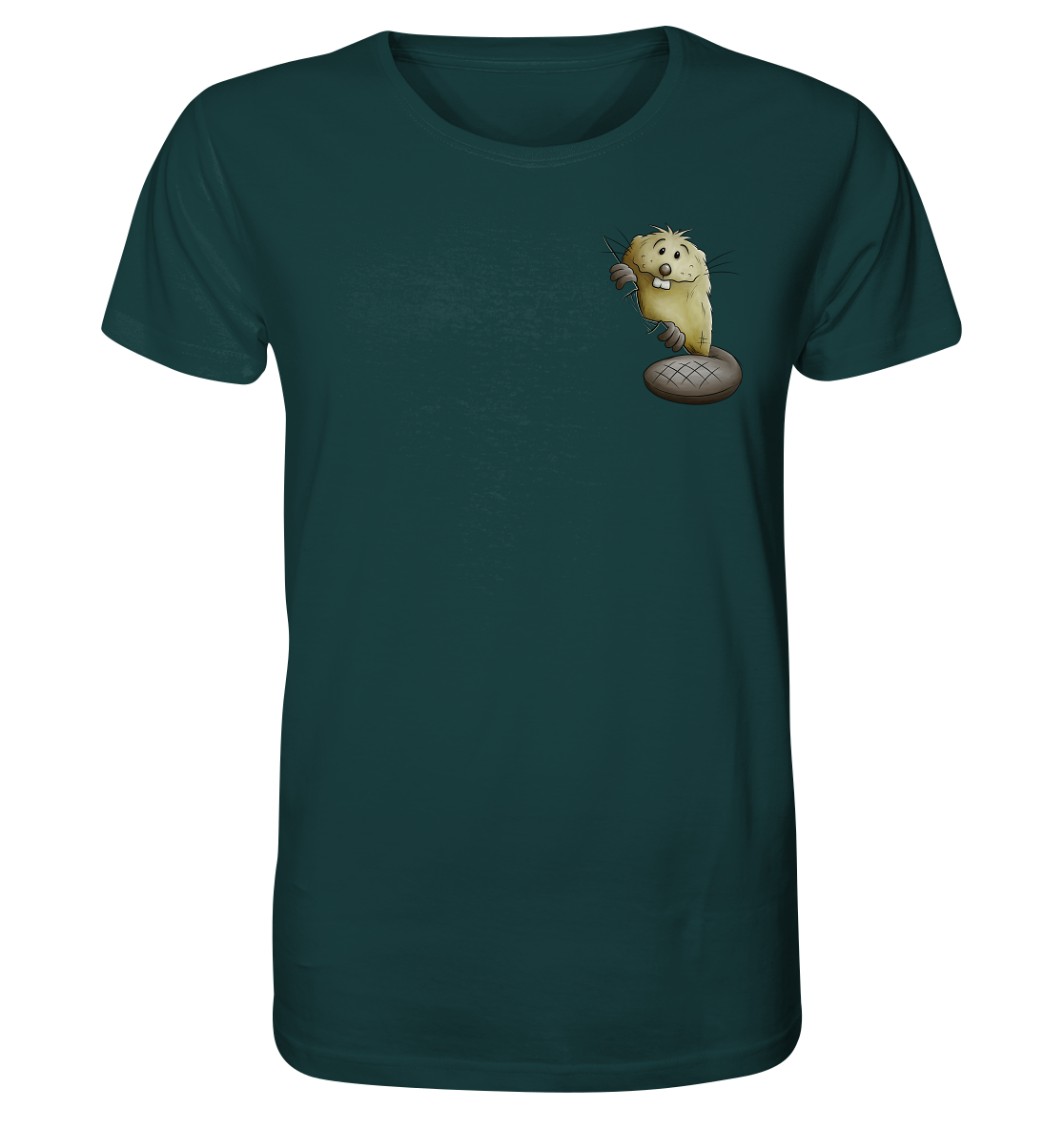 Lustiger frecher Biber - Organic Shirt