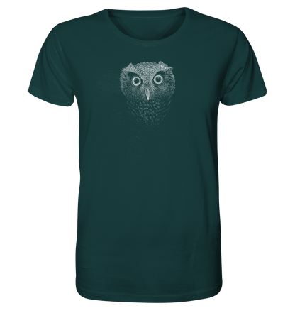 Eule Kritzelkunst Illustration - Organic Shirt