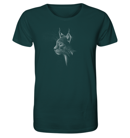 Luchs Kritzelkunst Wildkatze Illustration - Organic Shirt