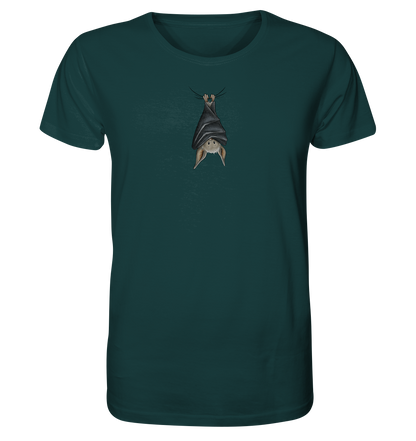 Lustig chillende Fledermaus - Organic Shirt