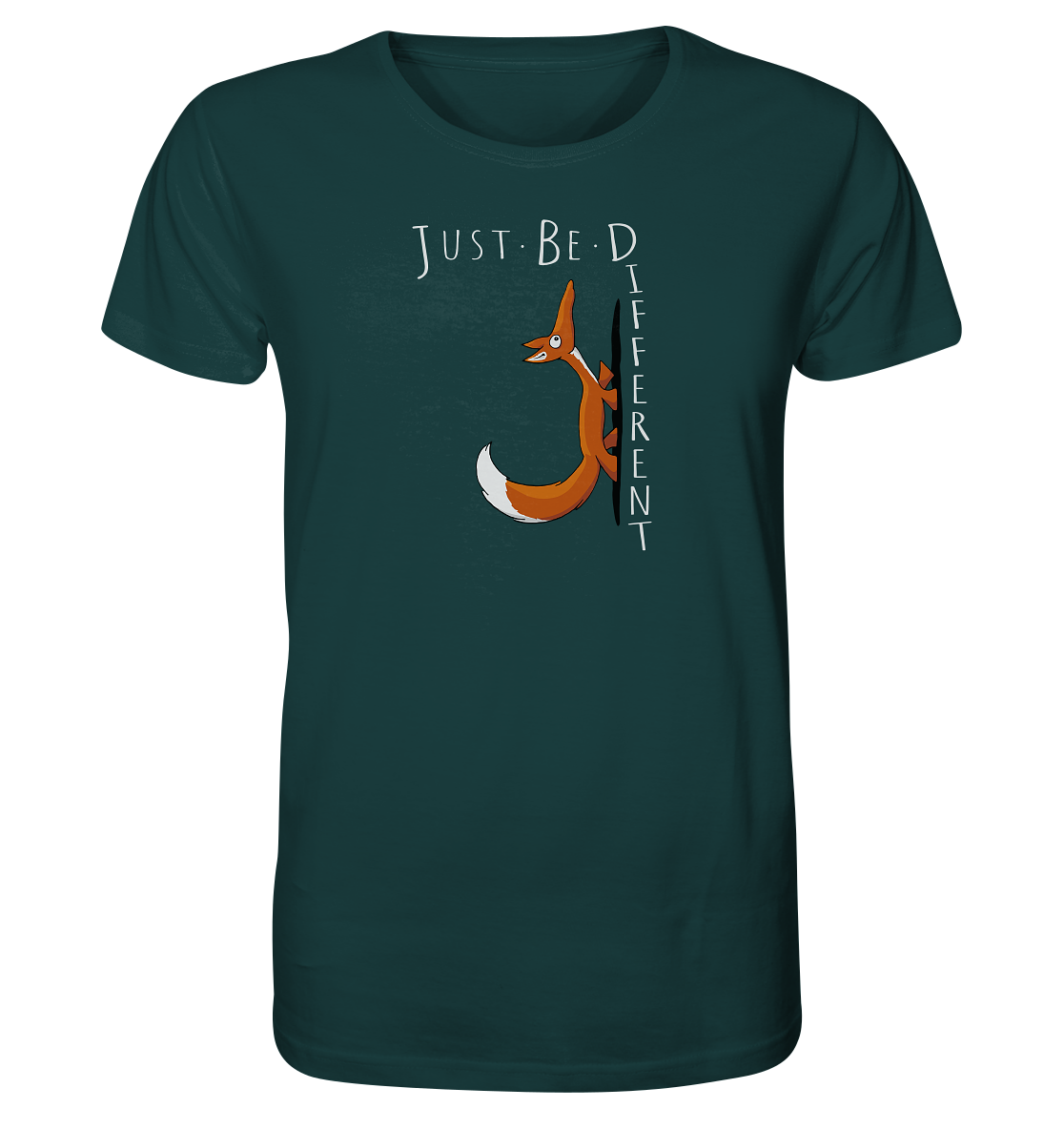 Just Be Different | Sei Anders, kleiner Fuchs - Organic Shirt