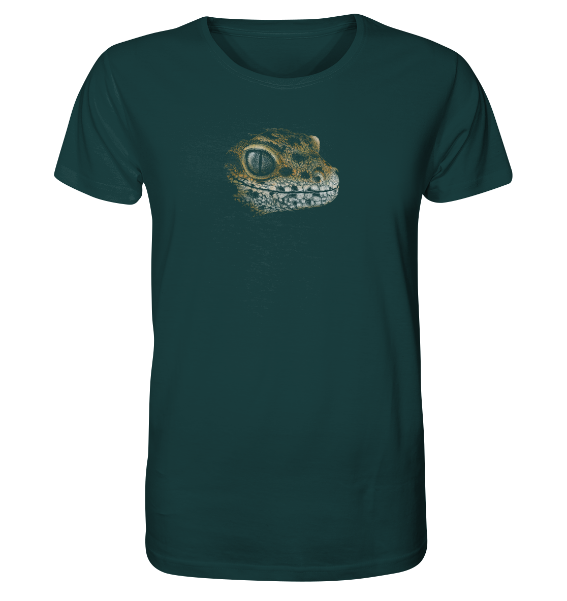 Leopard Gecko Skizze Kritzelkunst - Organic Shirt