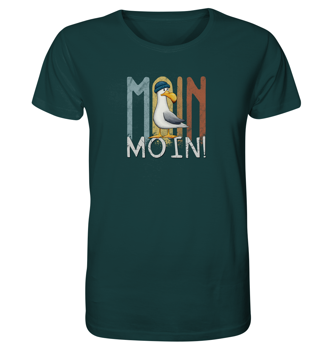 Moin Moin norddeutsche Möwe - Organic Shirt