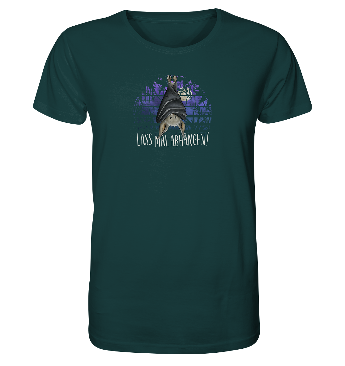 Lass mal abhängen Fledermaus - Organic Shirt