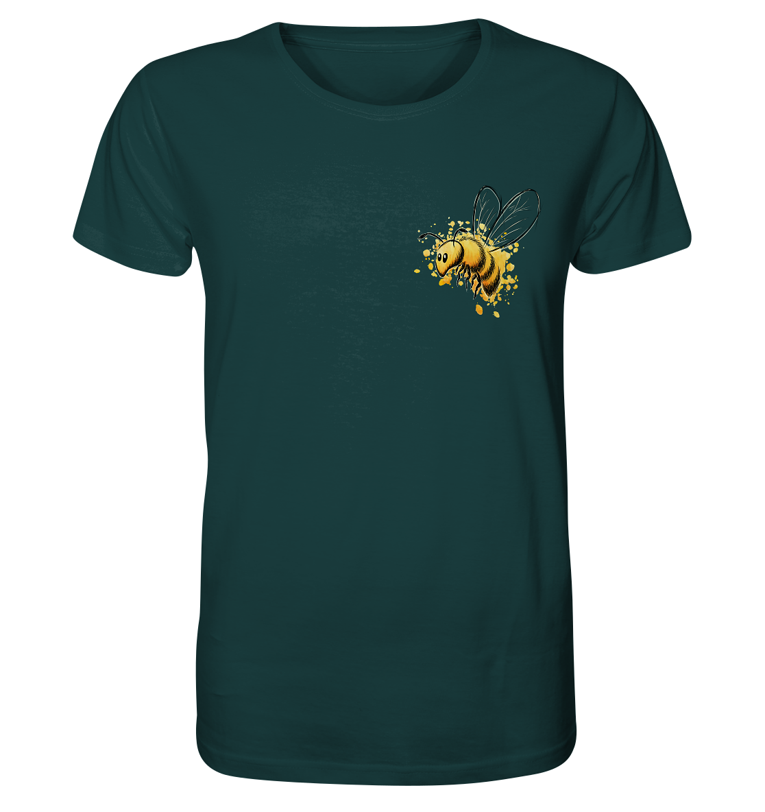 Lässige kleine Honig-Biene - Organic Shirt