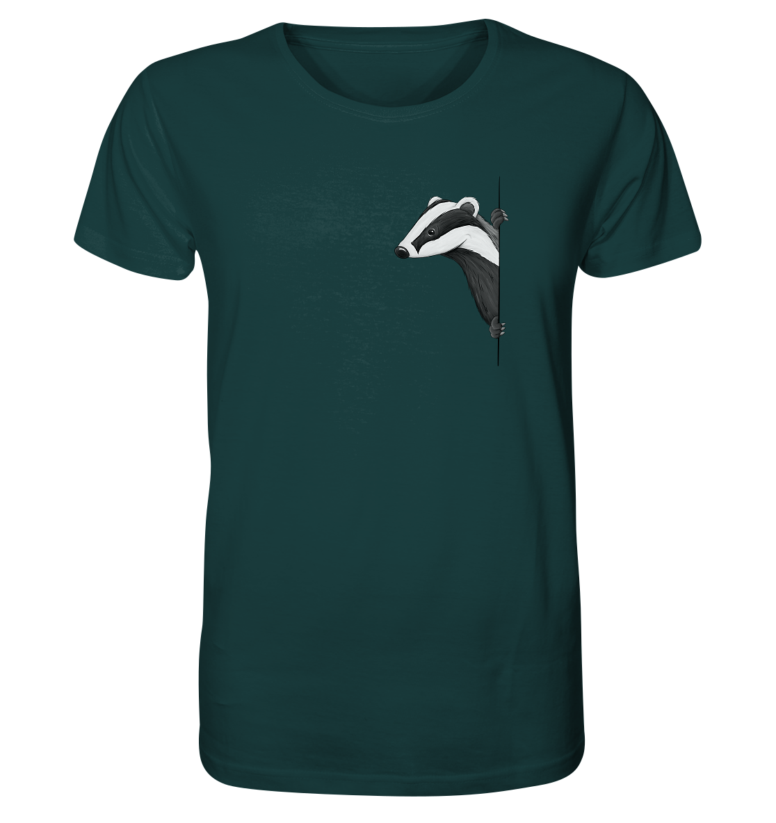 Lässiger Dachs Meister Grimbart - Organic Shirt