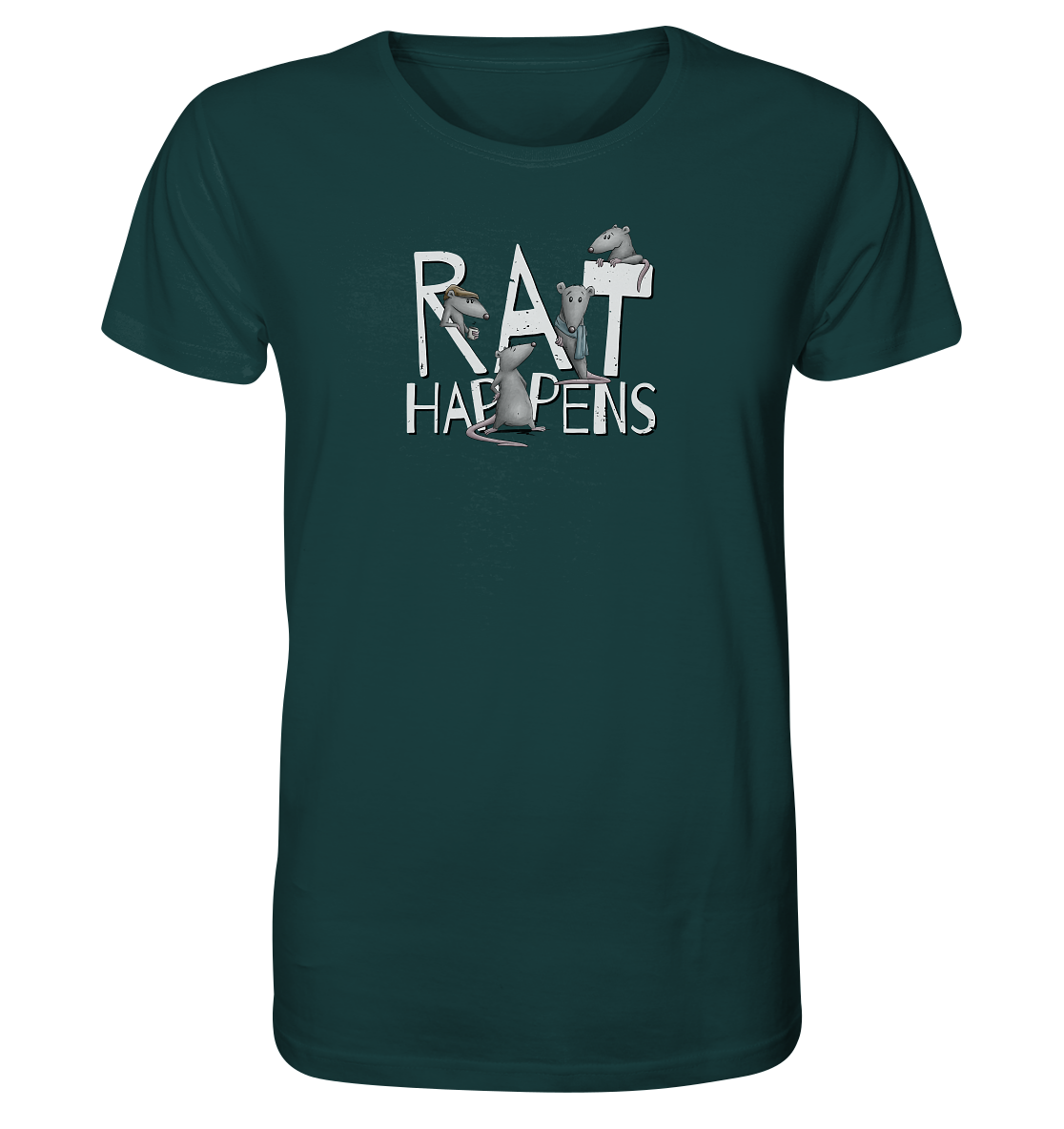 Rat Happens Ratten - Organic Shirt