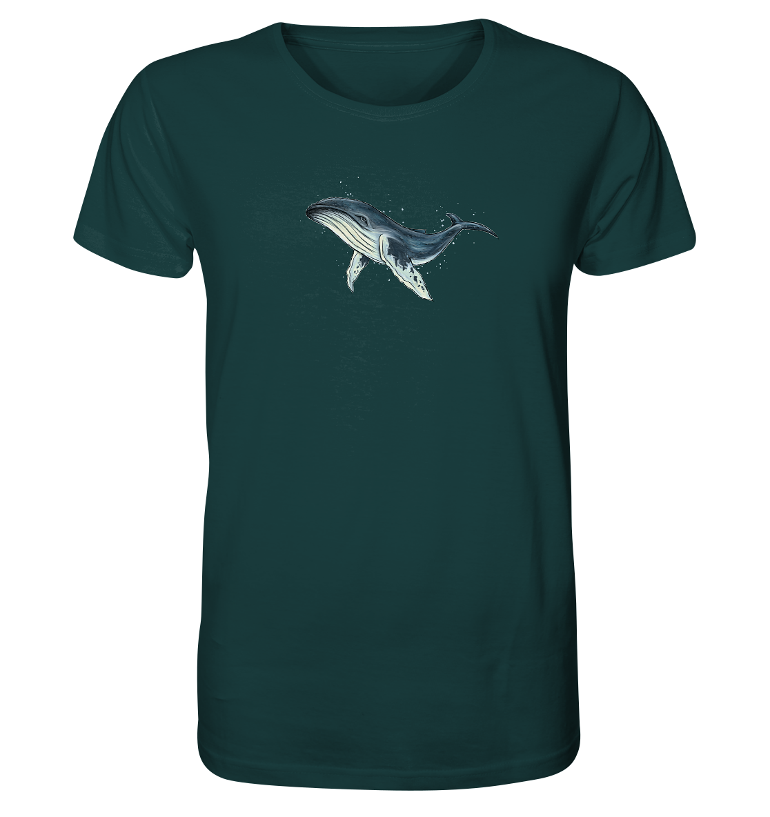 Tiefsee Ozean-Riese Buckelwal - Organic Shirt