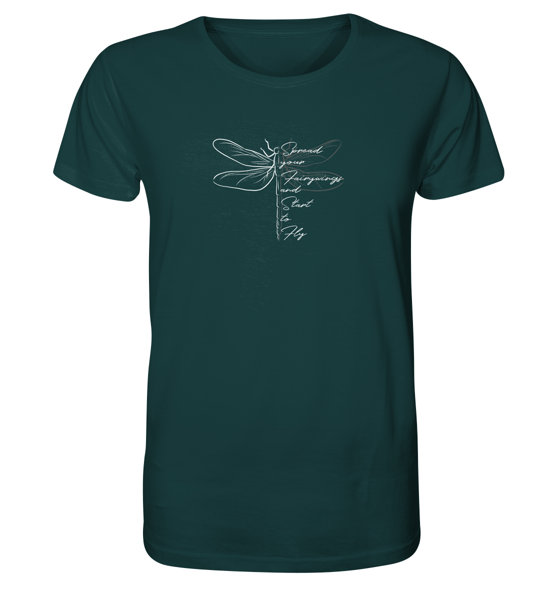 Breite die Flügel aus und flieg los | Libelle - Organic Shirt