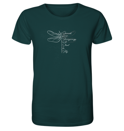 Breite die Flügel aus und flieg los | Libelle - Organic Shirt