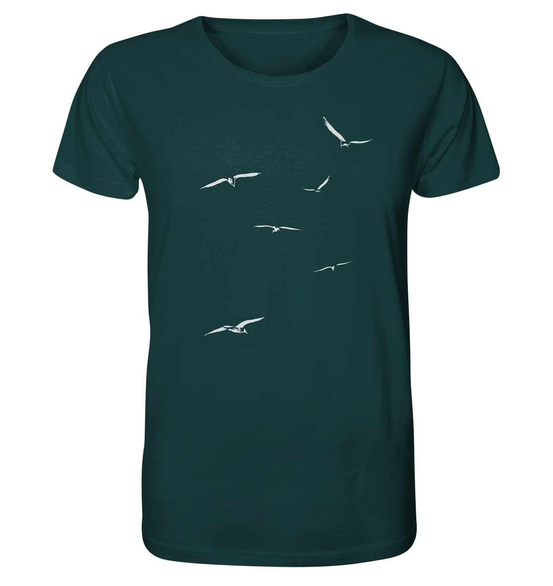 Vogelschwarm – Traum vom Fliegen - Organic Shirt