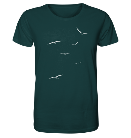 Vogelschwarm – Traum vom Fliegen - Organic Shirt
