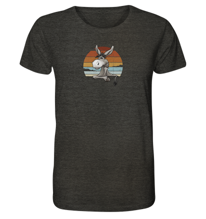 Lässiges Maultier Retro Esel - Organic Shirt