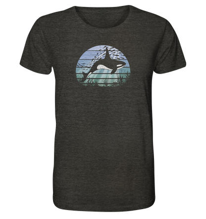 Retro Tiefsee Schwertwal Orca - Organic Shirt