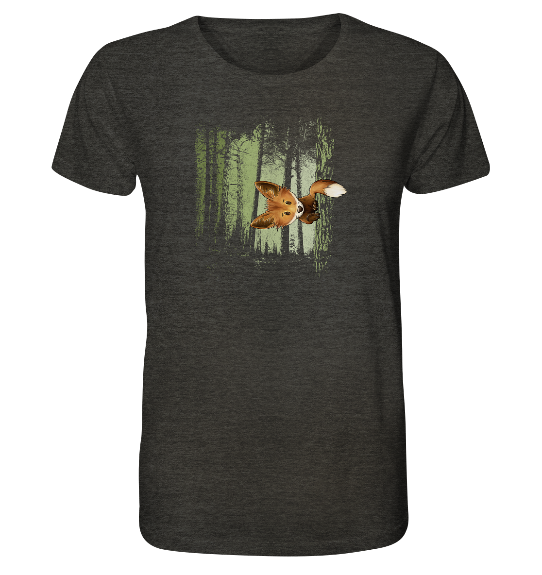 Fuchs im Zwielicht-Wald - Organic Shirt