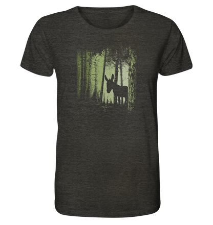 Esel im Zwielicht-Wald - Organic Shirt