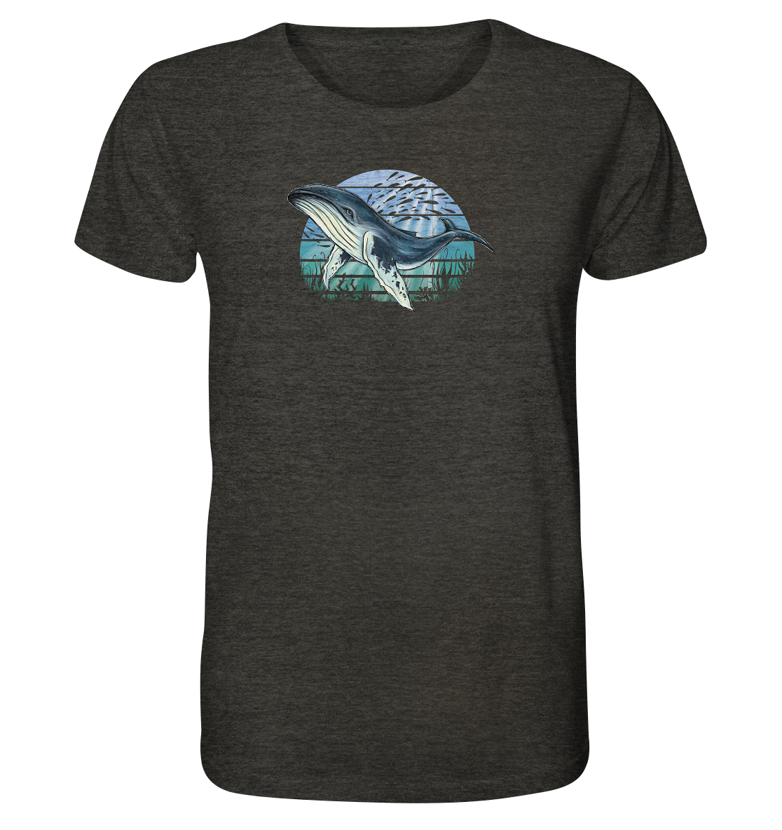Retro Unterwasser Buckelwal - Organic Shirt
