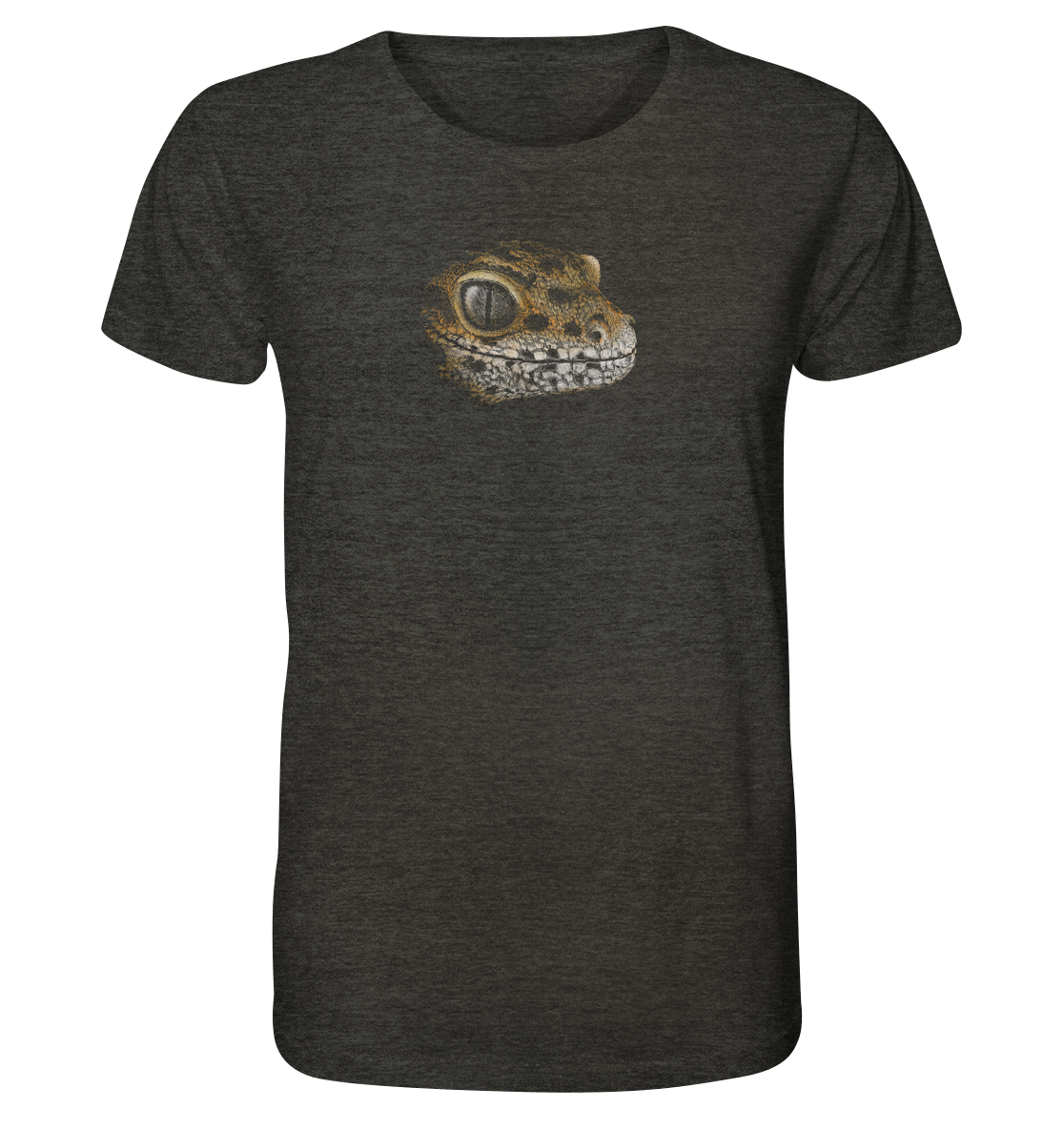Leopard Gecko Skizze Kritzelkunst - Organic Shirt